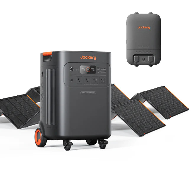 Jackery Explorer 5000 Plus + (2) SolarSaga 500 X + Smart Transfer Switch